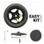 Alu dojazdové koleso EASY KIT R18 5x108x63,4