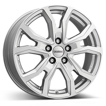 DEZENT TV silver 6.5x16 5x120 ET51 Strieborné lakovanie