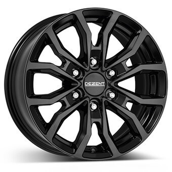 DEZENT KC black 6.5x16 6x139.7 ET55 Čierne lakovanie