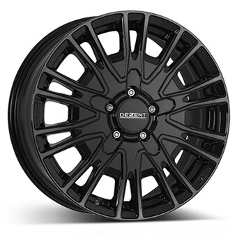 DEZENT KE black 6,5x16 5x114,3 ET48 Čierne lakovanie