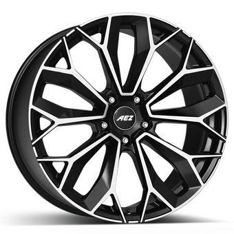 AEZ Leipzig dark 9.5x22 5x120 ET49 Black/polished