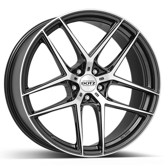 DOTZ LagunaSeca dark 10x20 5x112 ET28 Gunmetal/polished
