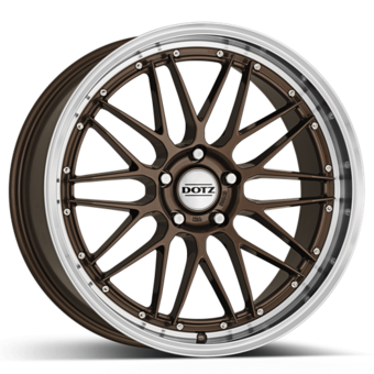 DOTZ Revvo 7.5x17 5x108 ET48 Bronze/polished lip