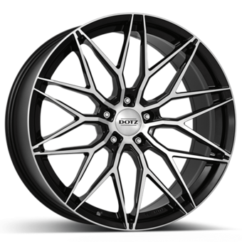 DOTZ Suzuka dark 8.5x19 5x112 ET40 Black/polished