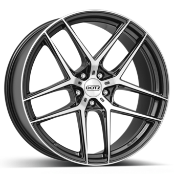 DOTZ LagunaSeca dark 10x20 5x112 ET28 Gunmetal/polished