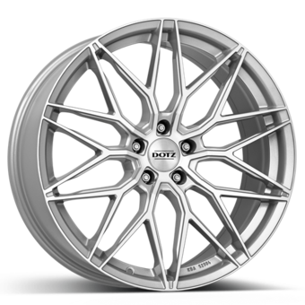 DOTZ Suzuka blaze 9.5x19 5x120 ET40 Silver/polished