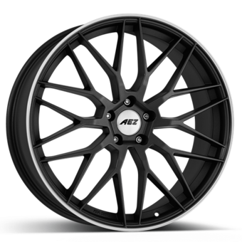 AEZ Crest dark 8x18 5x112 ET48 Gunmetal matt/polished lip AEZ Crest dark 8x18 5x112 ET48 Gunmetal matt/polished lip